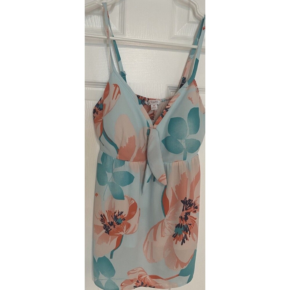 Candies Y2K Babydoll Fairy Ruffles spaghetti strap Tank Top Women's Xs
